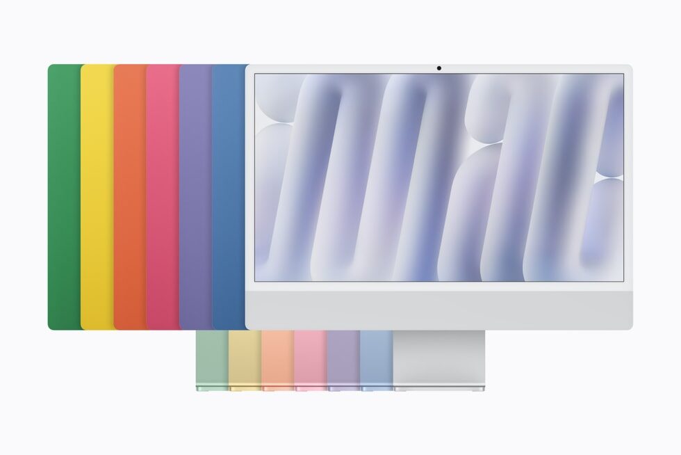 7色のカラーラインアップ(画像: Apple)